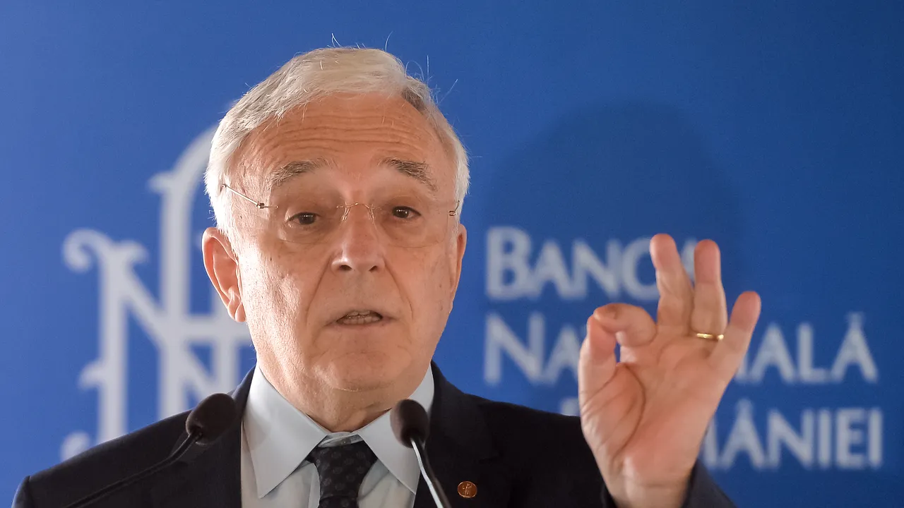 Mugur Isărescu: Cursul de schimb ne-a ajutat în temperarea inflaţiei şi în stabilitatea financiară