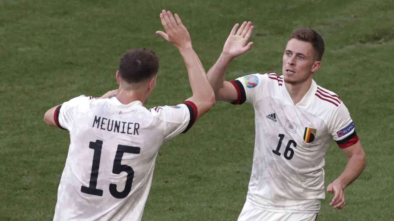 EURO 2020. Belgia învinge Danemarca cu 2-1 şi este aproape 100% calificată în optimile de finală 