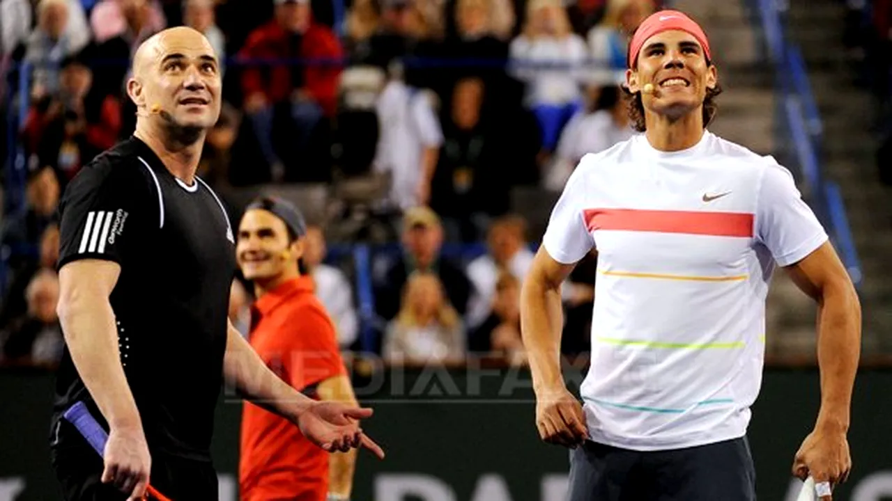Andre Agassi: Rafael Nadal este cel mai bun jucător din istoria tenisului