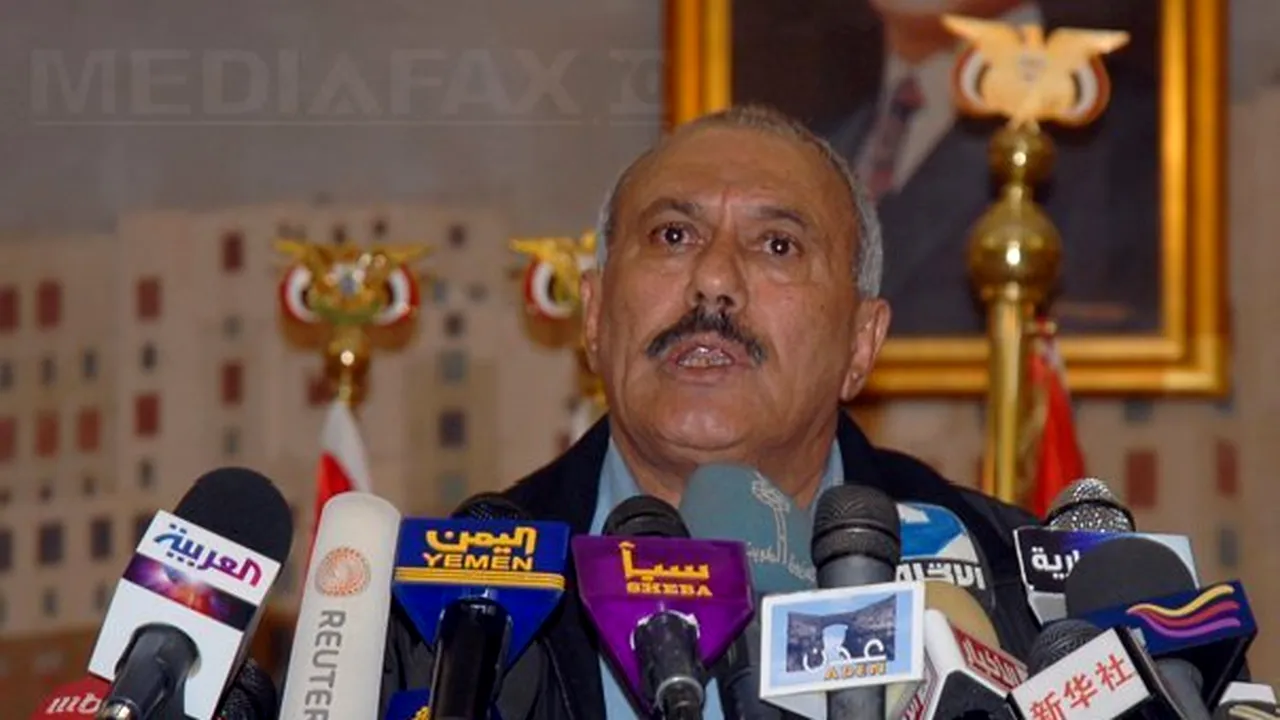 Yemen: Opoziţia a semnat un acord privind tranziţia politică. Preşedintele refuză să semneze
