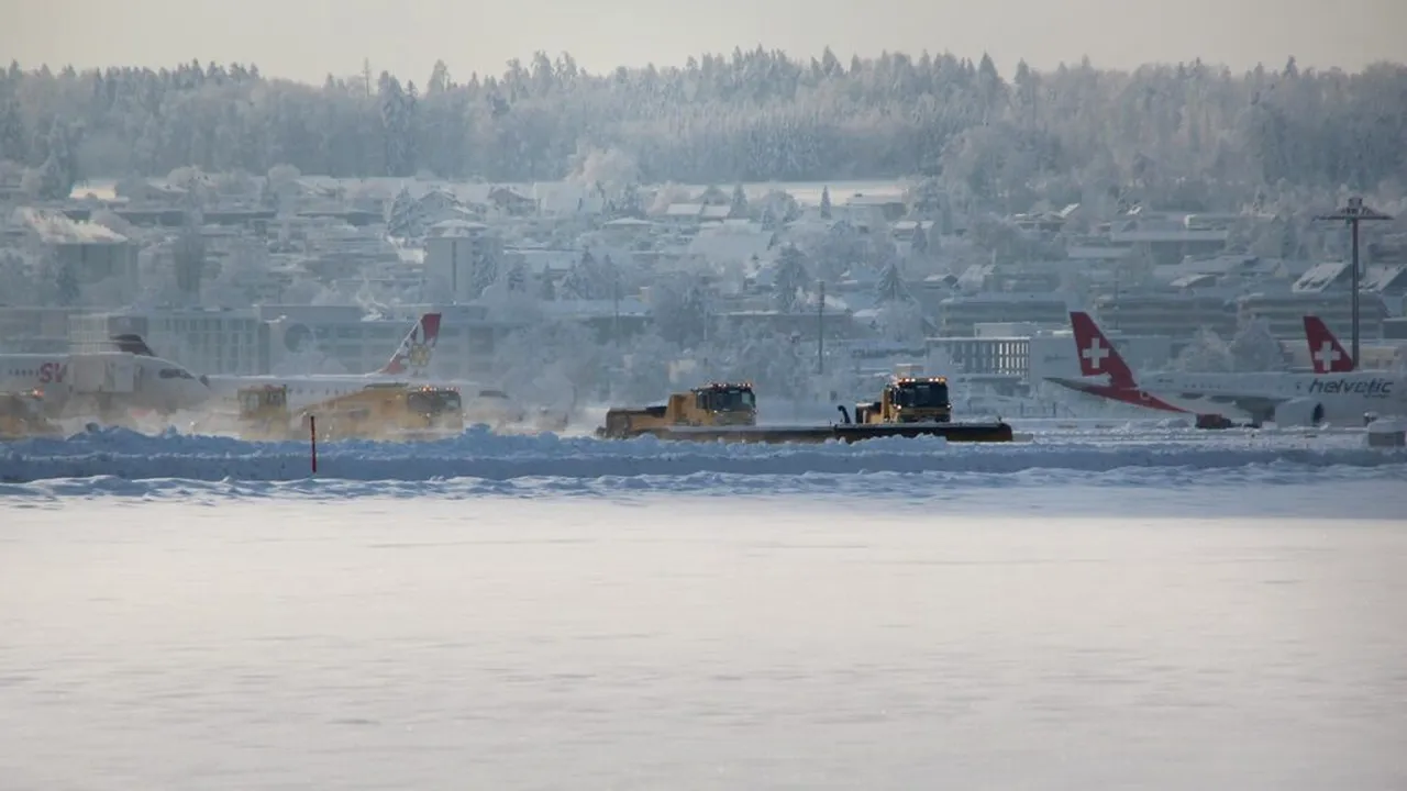 Poleiul și zăpada au închis mai multe aeroporturi din Europa. Traficul aerian este perturbat