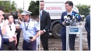 Nicuşor Dan, conferinţă bruiată de claxoane ale firmei de salubritate din Sectorul 5. Candidatul PNL-USR, împiedicat din nou să susţină declaraţii