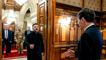 POLITIC Nicușor Dan și Volodimir Zelenski au discutat la Palatul Cotroceni despre cooperarea în apărare și securitate energetică