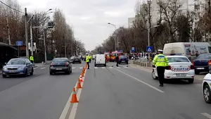 Bărbatul accidentat pe o trecere de pietoni, în Capitală, a murit