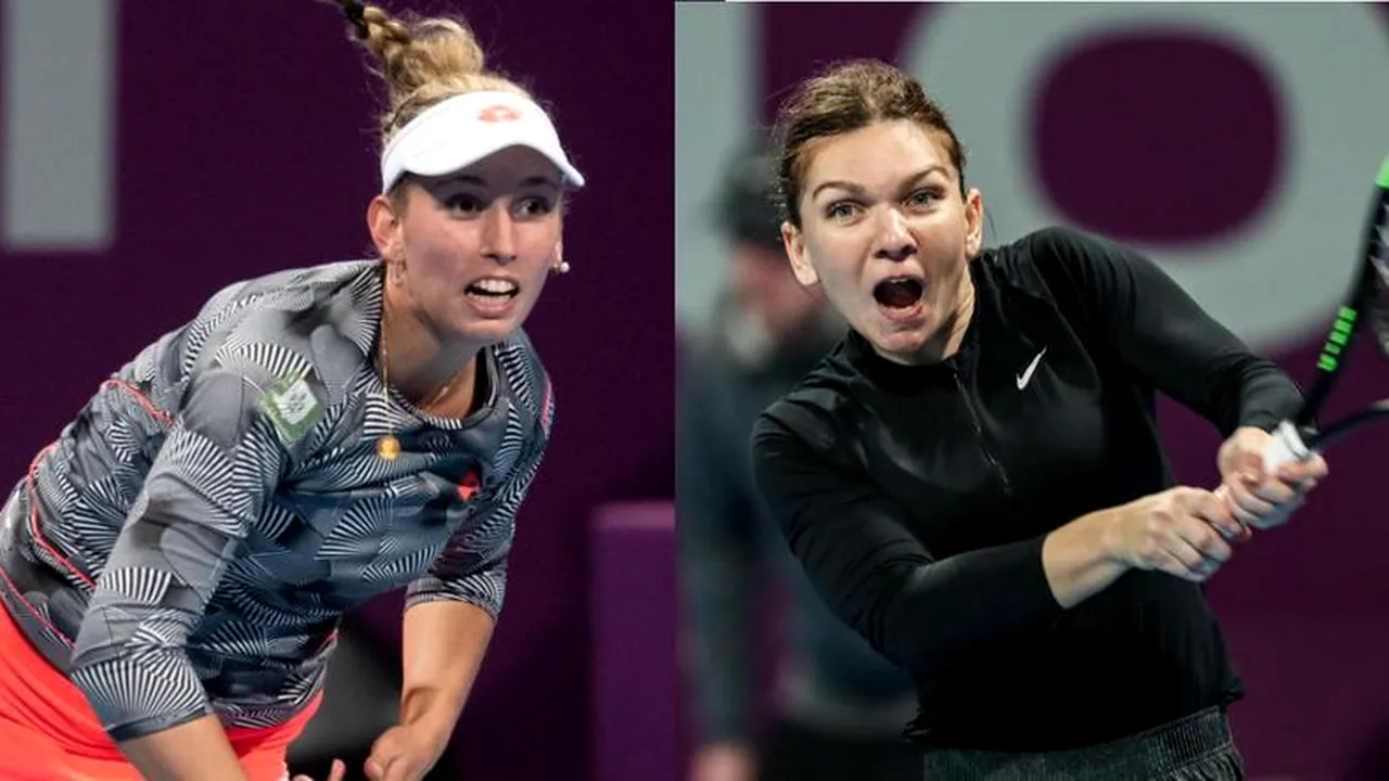 Halep a piedut finala de la Doha după 6-3, 4-6, 3-6 cu Elise Mertens. Simona a primit îngrijiri medicale | VIDEO