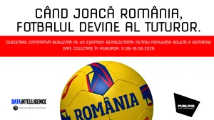 Când joacă România, fotbalul devine al tuturor:  trei din patru români urmăresc Naționala