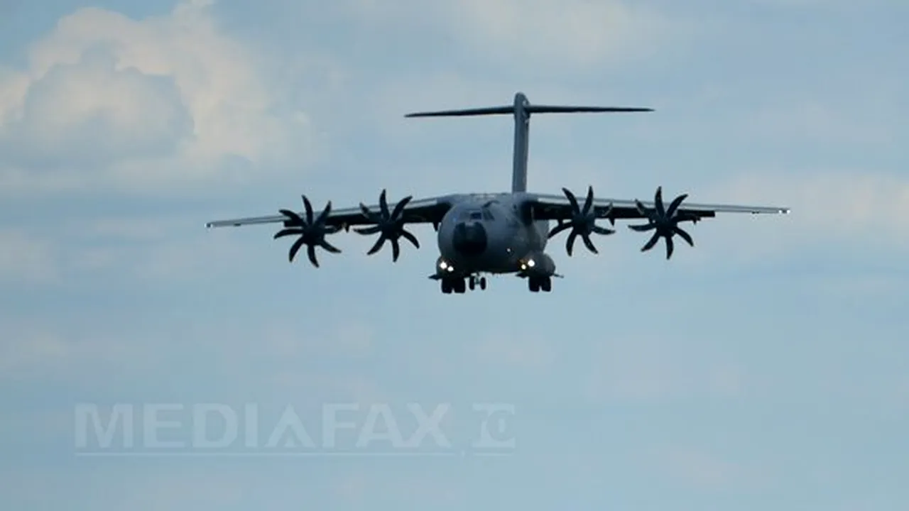 Un avion militar Airbus A400M s-a prăbuşit în Spania. Zece persoane au murit - VIDEO