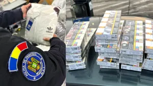 Țigări, dar și haine de contrabandă de peste 1 milion de lei, găsite în Vama Giurgiu de Florii și Paștele Catolic