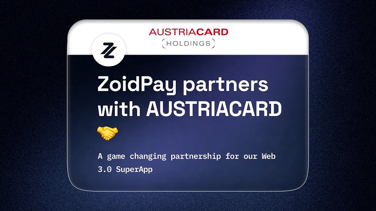 AUSTRIACARD HOLDINGS asistă ZoidPay în lansarea noii aplicaţii ZoidPay Web 3 Super