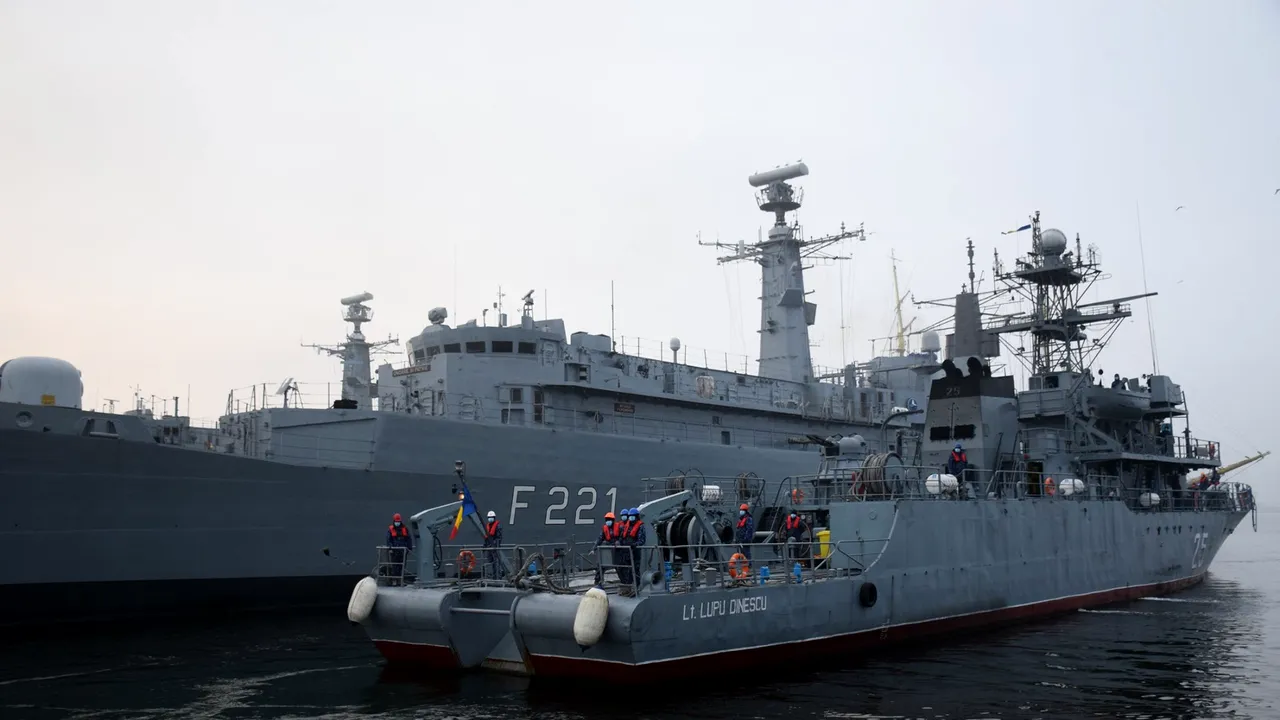 FOTO Dragorul maritim Locotenent Lupu Dinescu a revenit la Constanţa după o misiune de 1.000 de km