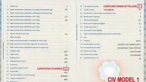 Impozitul auto din 2026: RAR explică unde este trecută norma Euro pe cartea mașinii, în funcție de tipul de CIV