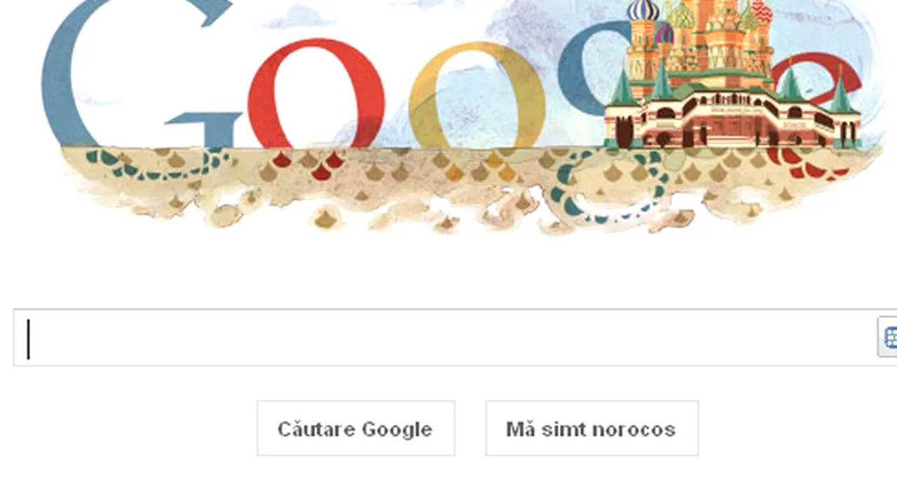 Google marchează 450 de ani de la înălţarea catedralei Sfântul Vasile din Moscova printr-un logo nou