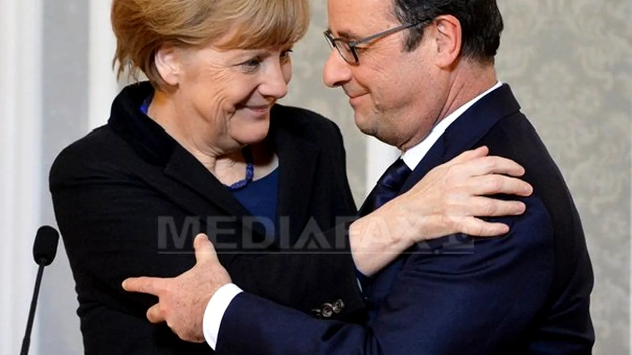 Hollande şi Merkel insistă pentru aplicarea în totalitate a Acordului de la Minsk