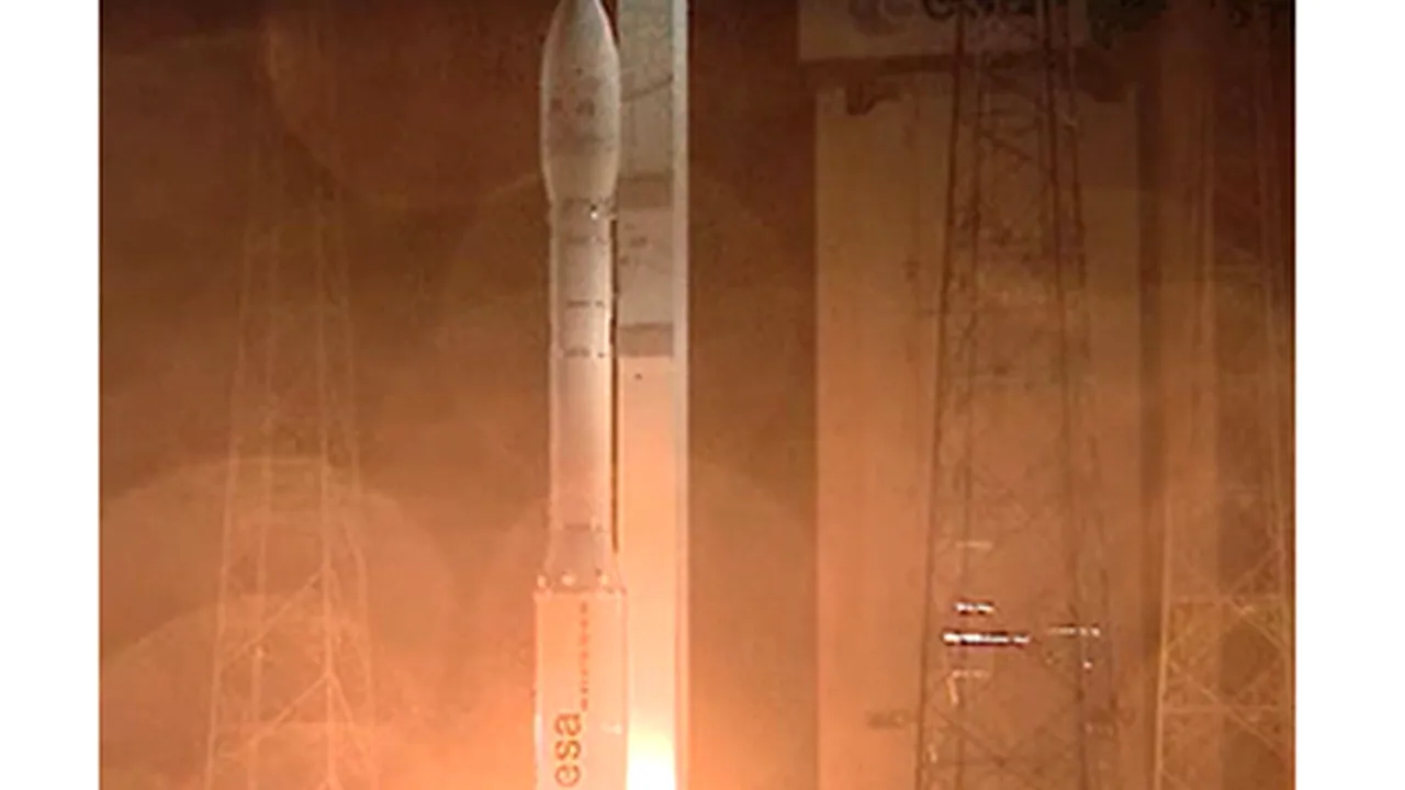 Racheta europeană Vega a fost lansată cu succes