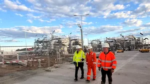 Șeful Transgaz, vizită la punctul de intrare a gazelor din Neptun Deep. Ion Sterian: Conducta Tuzla Podișor, pregătită să preia gazele naturale din Marea Neagră