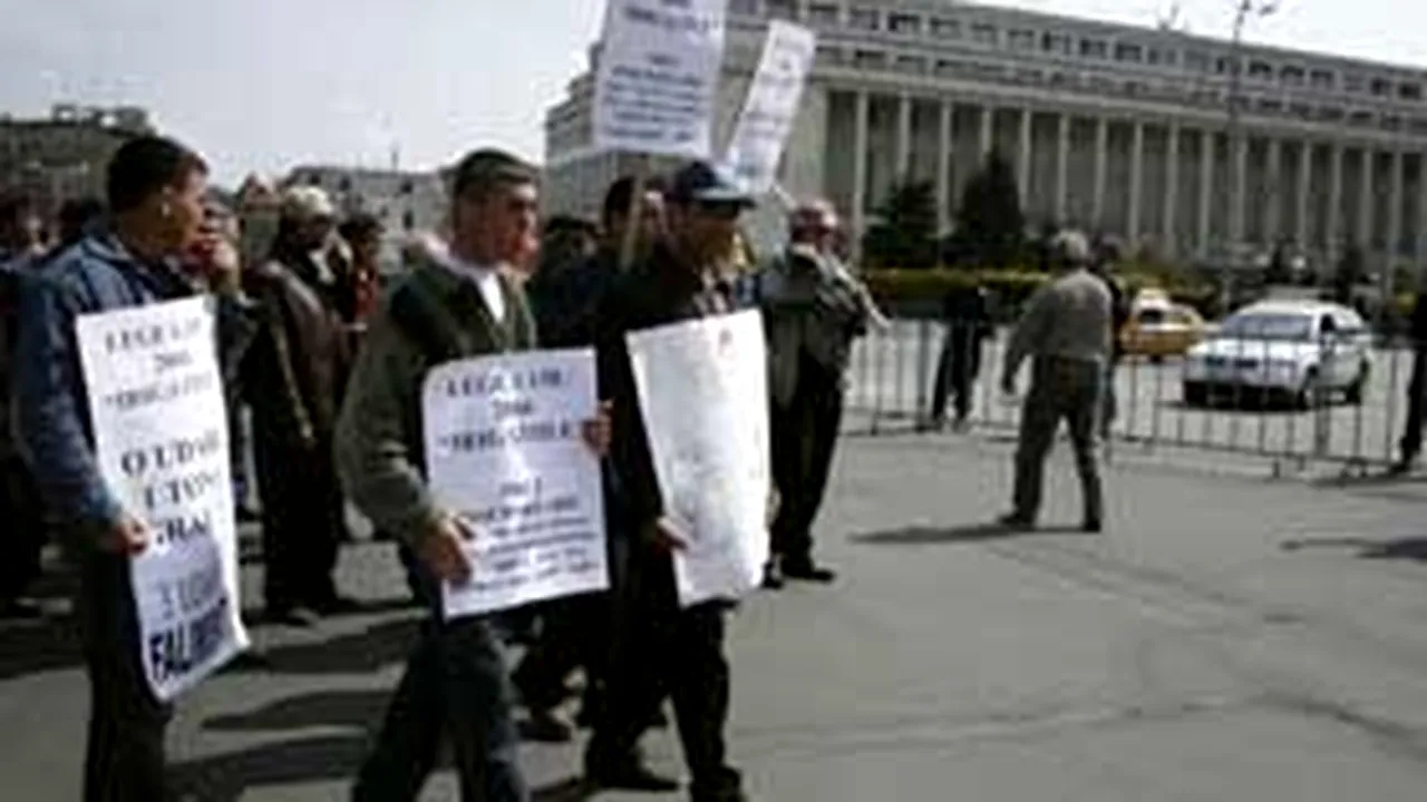 Romanian Farmers Stage Protest, Picket Govt HQ