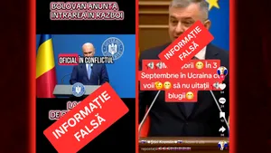 MAI: Clipuri false din care reiese că premierul anunță intrarea României în război