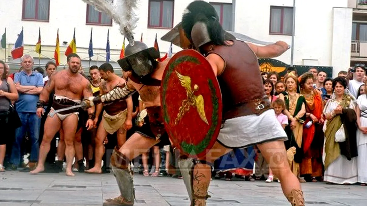 Confruntări între daci şi romani la DacFest, în apropierea cetăţilor dacice din Munţii Orăştiei