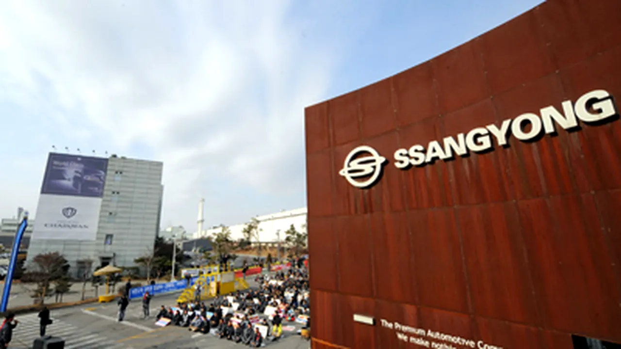 Ssangyong declară falimentul din cauza crizei