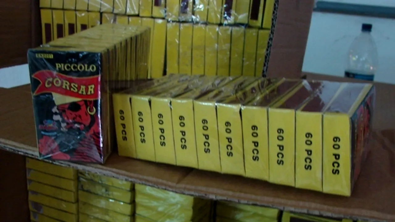 Giurgiu: Un bulgar a fost prins cu peste 100.000 de petarde 