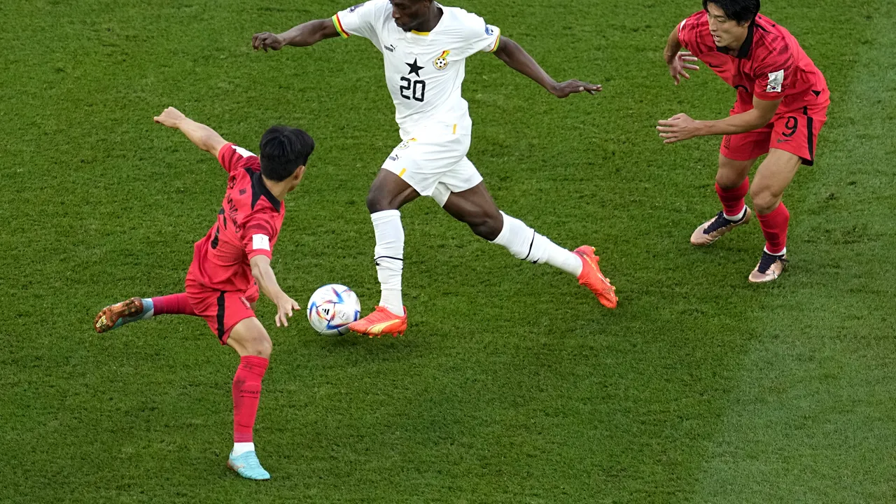 Coreea de Sud - Ghana 2-3, încă un meci spectacol la Cupa Mondială de fotbal