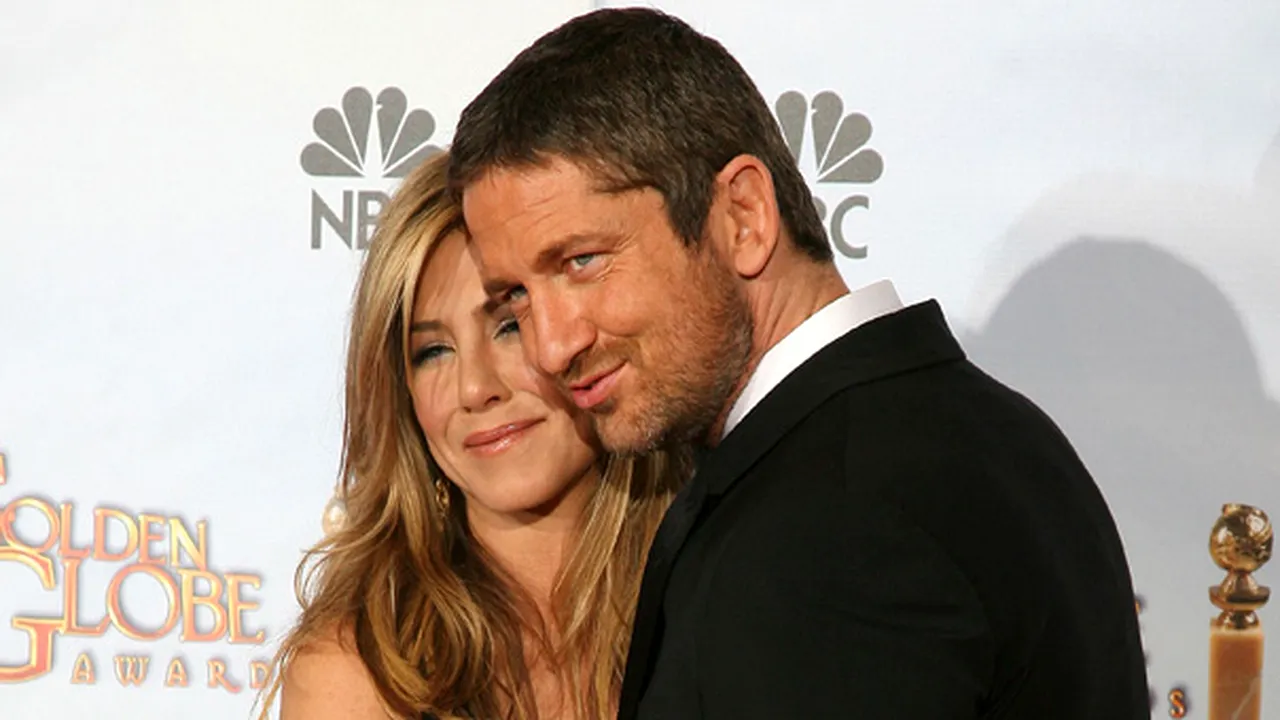 Jennifer Aniston şi Gerard Butler, într-o fotografie incendiară, pe coperta revistei W