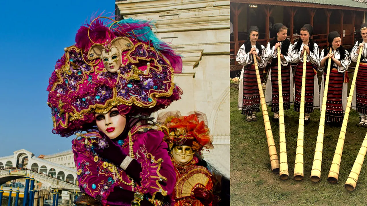 CARNAVALUL de la Veneţia începe oficial sâmbătă şi va dura zece zile. România, reprezentată de grupul de tulnicărese 