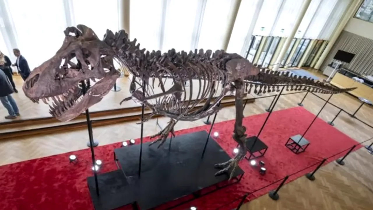 Scheletul lui T-Rex s-a vândut cu aproape 6 milioane de dolari la o licitaţie elveţiană