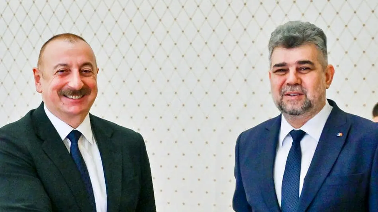 Ciolacu a discutat cu preşedintele Azebaidjanului despre achiziţia unui miliard de mc de gaze