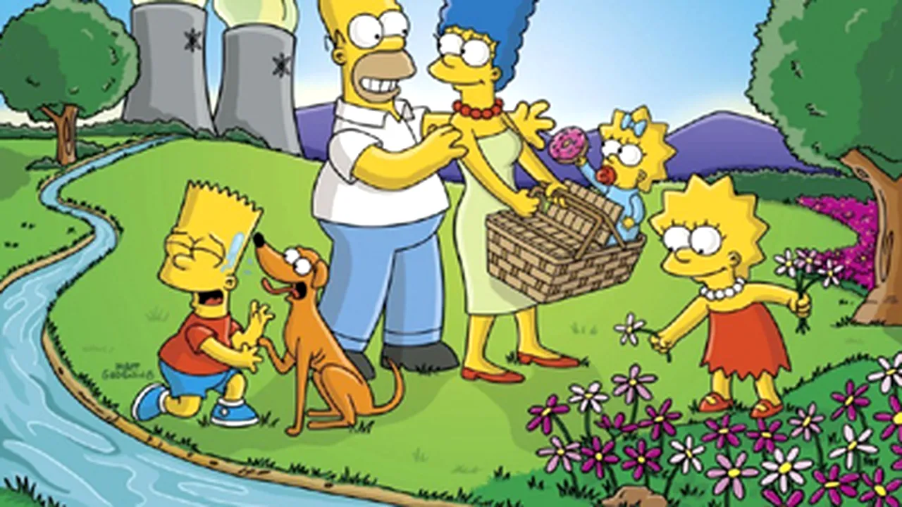 Familia Simpson, pe timbre americane