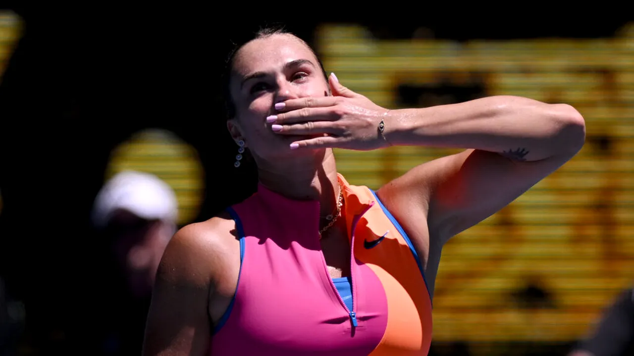 Aryna Sabalenka trece de Elina Svitolina și ajunge în a 4-a finală consecutivă la Australian Open