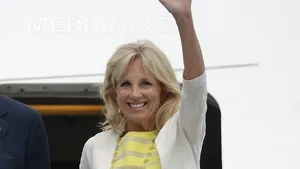Jill Biden a ajuns la întâlnirea cu Carmen Iohannis