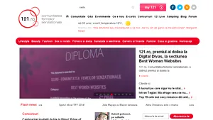 121.ro a obţinut premiul al doilea la Digital Divas, la secţiunea Best Women Websites 