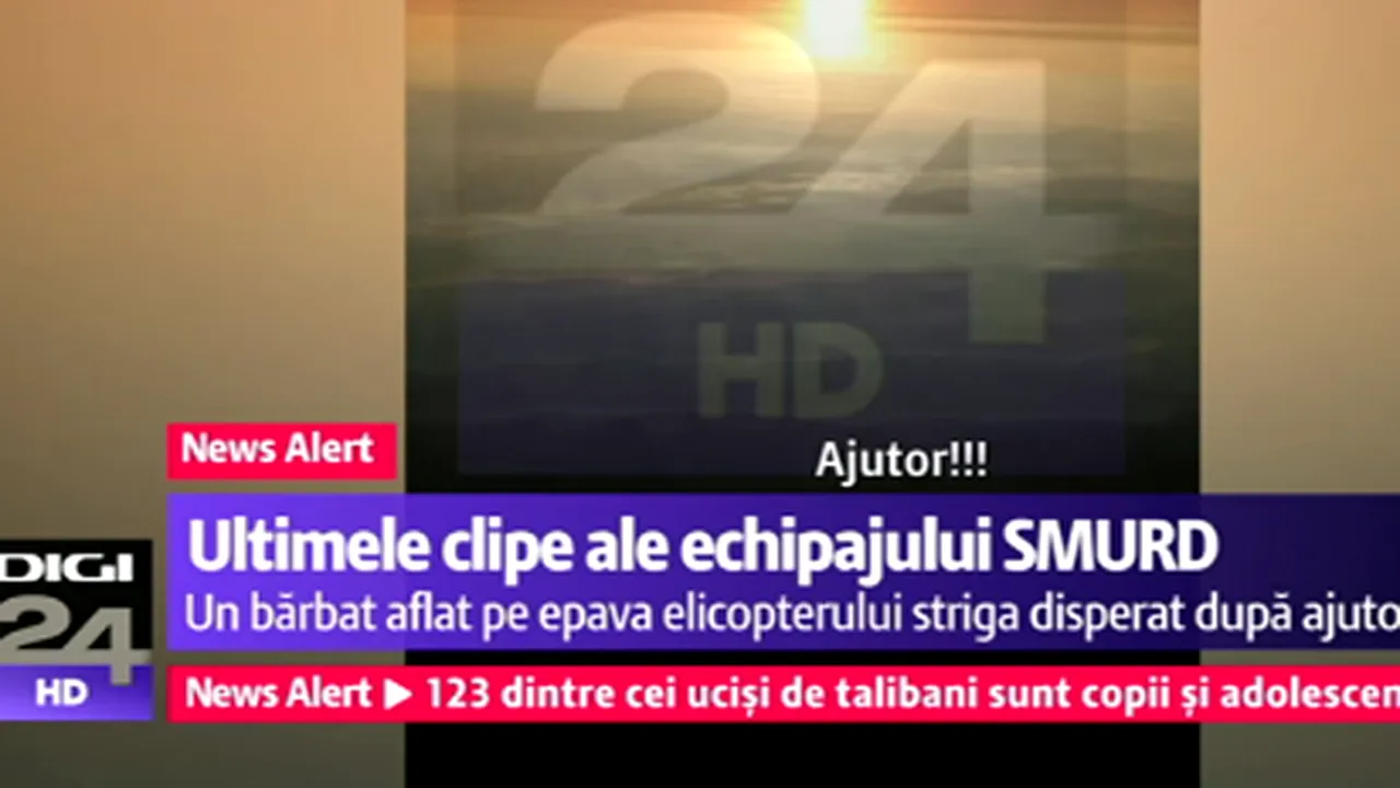 Strigătele de ajutor ale echipajului elicopterului SMURD, înregistrate de martori care au sunat la 112 - AUDIO, VIDEO