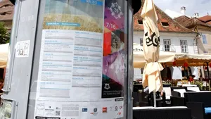 REPORTAJ: Tot centrul Sibiului, transformat pentru Festivalul de Teatru, la care vin 2.500 de artişti - FOTO