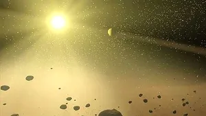 O stea îndepărtată, în jurul căreia se află o megastructură misterioasă, 