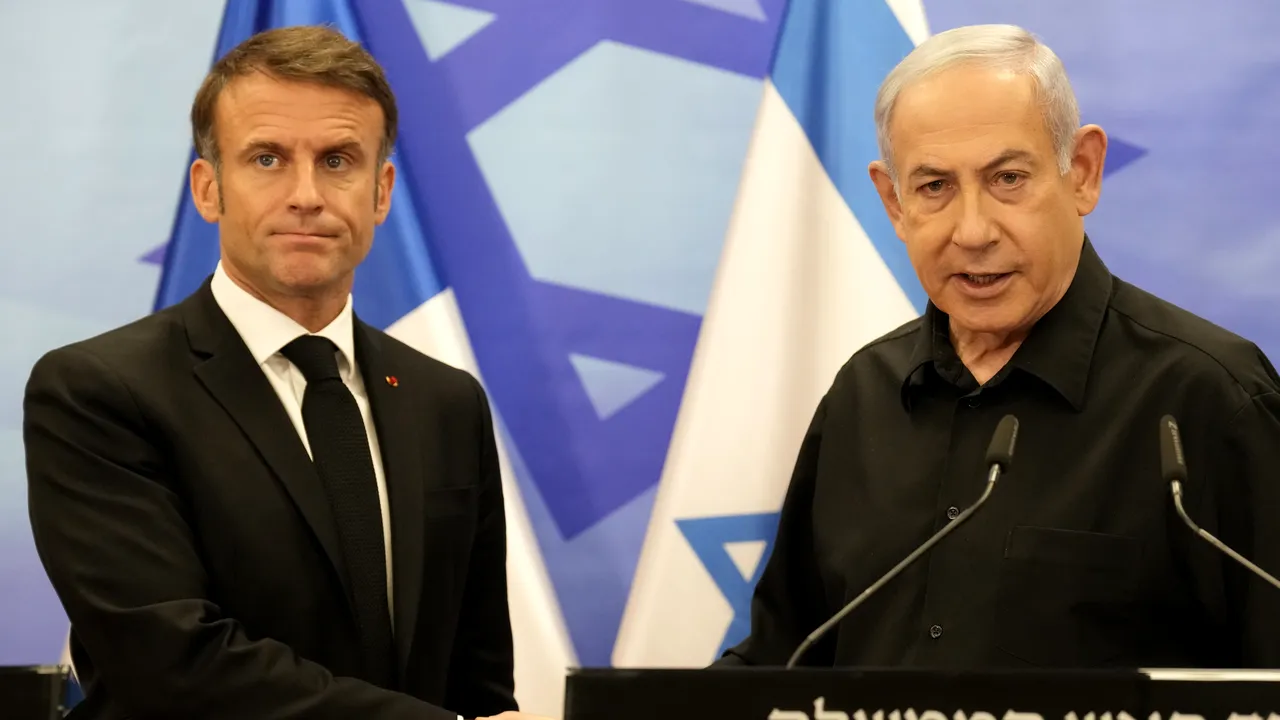 Macron i-a transmis lui Netanyahu că Franţa este împotriva unei ofensive israeliene în Rafah