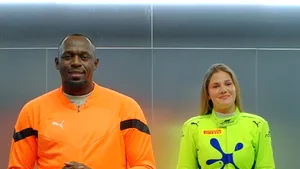 Usain Bolt a venit la București să filmeze alături de o tânără româncă
