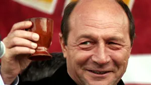 Traian Băsescu, la Festivalul Vinului de la Arad