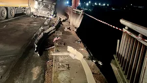 Poliţia de Frontieră, despre accidentul de pe Podul Prieteniei: intervin şi utilaje din Bulgaria