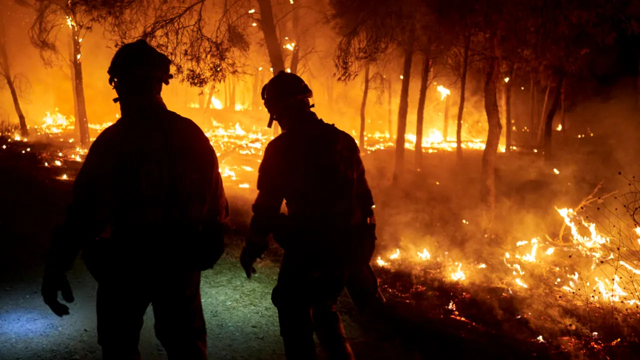 Incendiile din Spania: Încă 500 de pompieri mobilizați în lupta cu flăcările