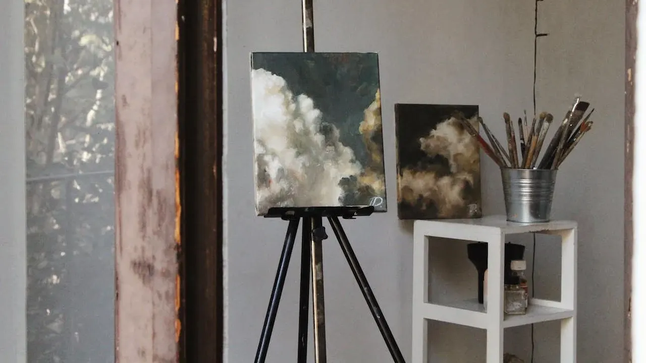 Ce putem găsi în atelierul unui pictor?