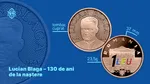 Monedă comemorativă dedicată lui Lucian Blaga, la 130 de ani de la naștere, lansată de BNR