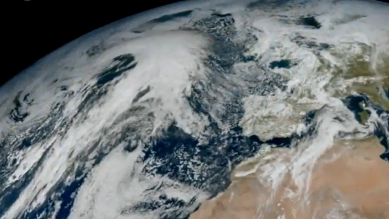Pământul văzut prin Meteosat, cel mai nou satelit meteorologic european