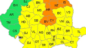 Romanian Meteorologists Issue Code Orange Warning For Frosty Weather In Seven Counties