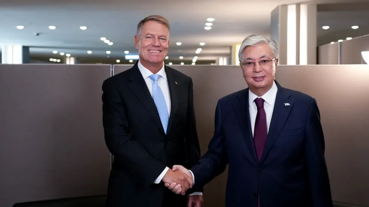 Iohannis, discuţii cu omologul din Kazahstan despre stimularea comerţului şi cooperarea energetică