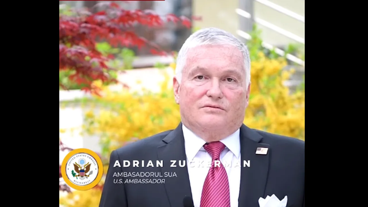 Mesajul ambasadorului SUA pentru români. Adrian Zuckerman ne transmite ceva şi din partea preşedintelui Trump. VIDEO