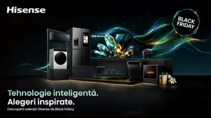Hisense dă startul Black Friday: oferte pentru întreaga locuință