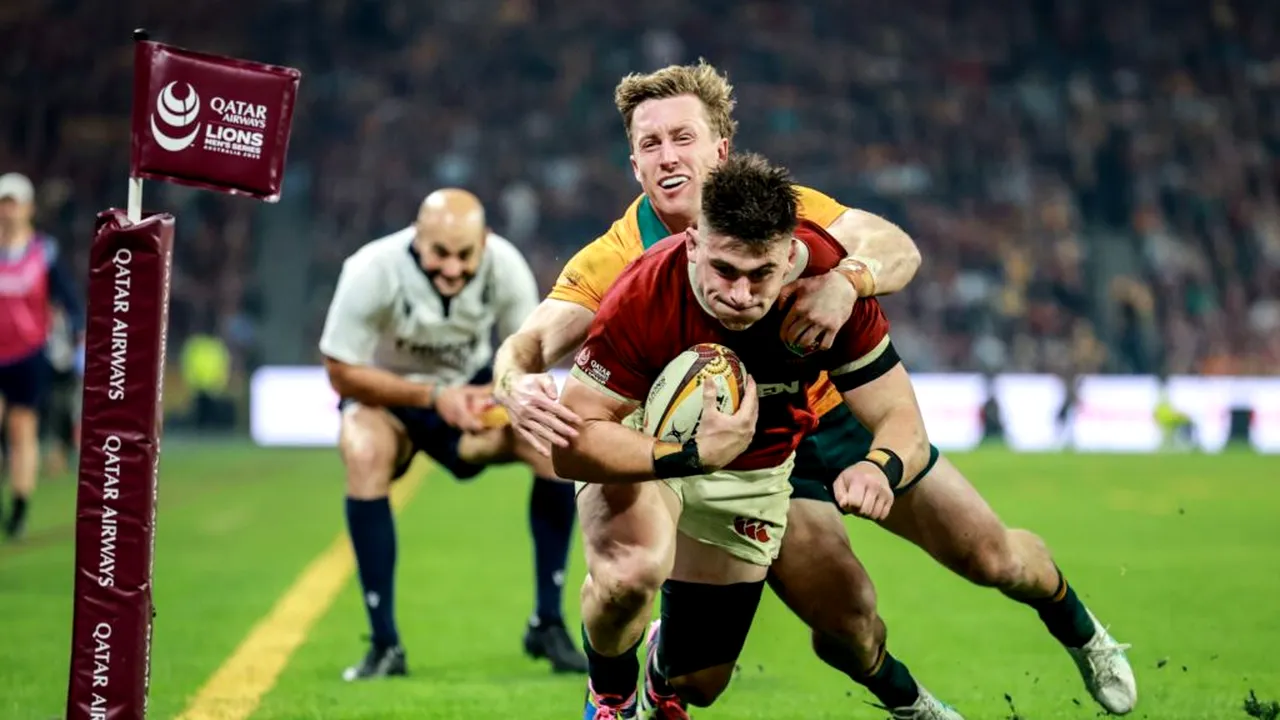Rugby: Echipa Leilor britanici și irlandezi învinge Australia în primul test al seriei