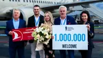 O tânără din Timișoara este pasagera cu numărul 1 milion de pe Aeroportul „Traian Vuia”